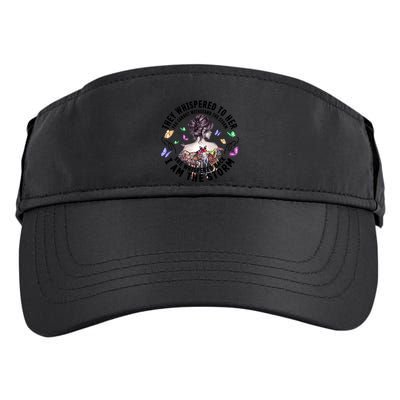 Tattoo Lady They Whispered To Her You Cannot Withstand Storm Gift Adult Drive Performance Visor
