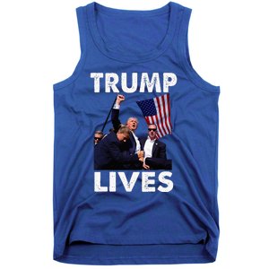 Trump Live Trump Shot Fist Pump Tank Top