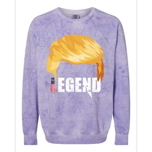 Trump Legend Trump Gift Colorblast Crewneck Sweatshirt