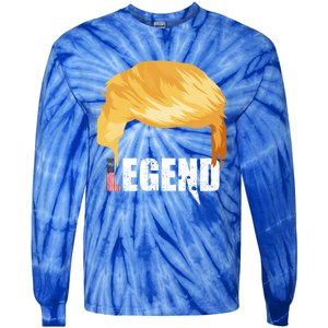 Trump Legend Trump Gift Tie-Dye Long Sleeve Shirt