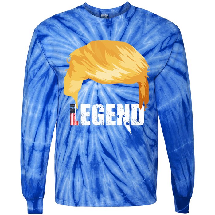 Trump Legend Trump Gift Tie-Dye Long Sleeve Shirt