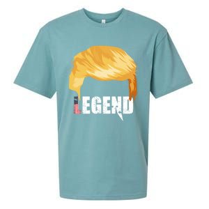 Trump Legend Trump Gift Sueded Cloud Jersey T-Shirt