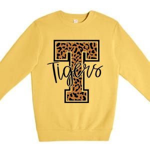 T Letter Tigers Premium Crewneck Sweatshirt