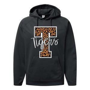 T Letter Tigers Performance Fleece Hoodie