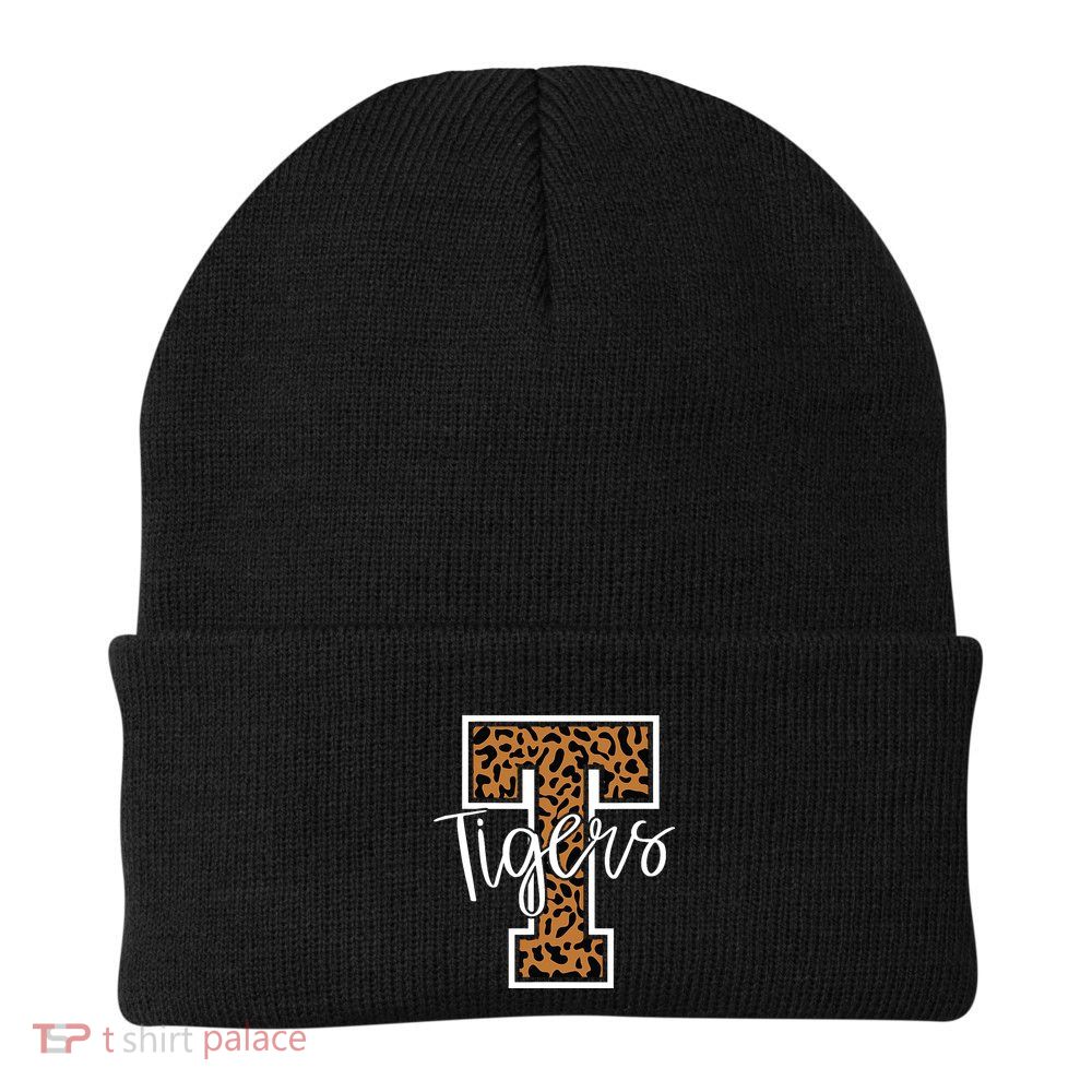 T Letter Tigers Beanie