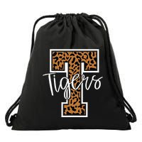 T Letter Tigers Drawstring Bag