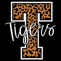 T Letter Tigers Drawstring Bag