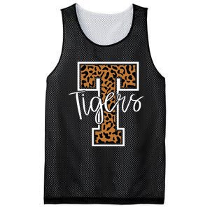 T Letter Tigers Mesh Reversible Basketball Jersey Tank