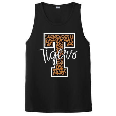 T Letter Tigers PosiCharge Competitor Tank