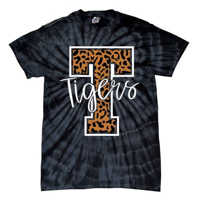 T Letter Tigers Tie-Dye T-Shirt