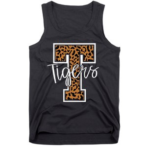 T Letter Tigers Tank Top