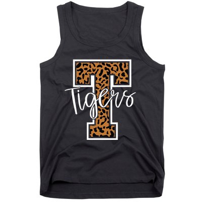 T Letter Tigers Tank Top