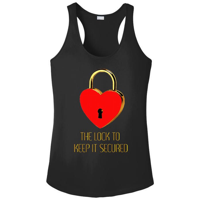 The Lock To Keep It Secured  Ladies PosiCharge Competitor Racerback Tank