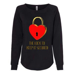 The Lock To Keep It Secured  Womens California Wash Sweatshirt