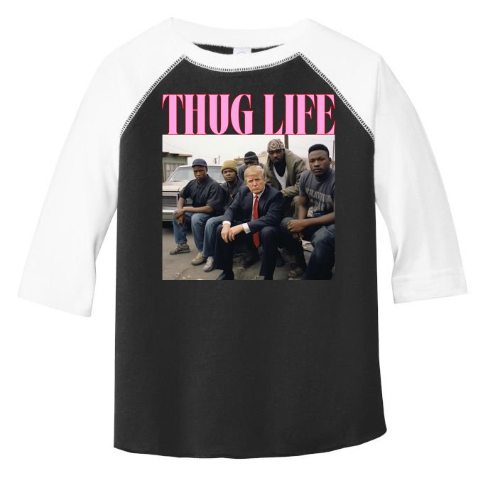 Thug Life Trump’S Kangaroo Conviction Toddler Fine Jersey T-Shirt