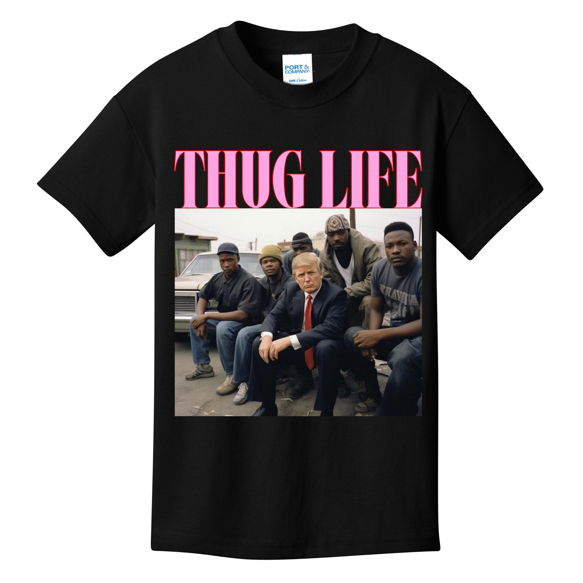 Thug Life Trump’S Kangaroo Conviction Kids T-Shirt