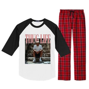 Thug Life Trump  Funny Trump Republican Raglan Sleeve Pajama Set