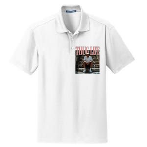 Thug Life Trump  Funny Trump Republican Dry Zone Grid Polo