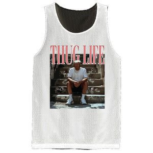 Thug Life Trump  Funny Trump Republican Mesh Reversible Basketball Jersey Tank