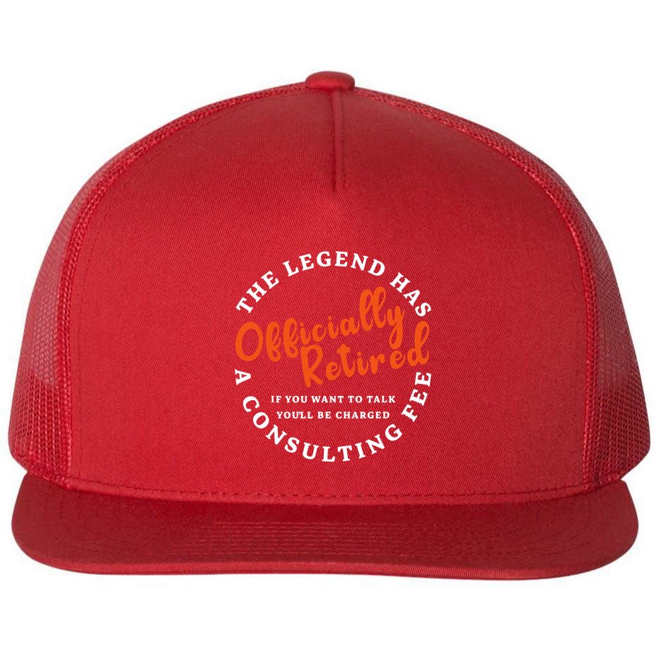 The Legend Flat Bill Trucker Hat