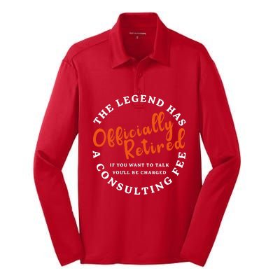 The Legend Silk Touch Performance Long Sleeve Polo