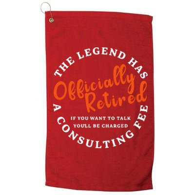 The Legend Platinum Collection Golf Towel