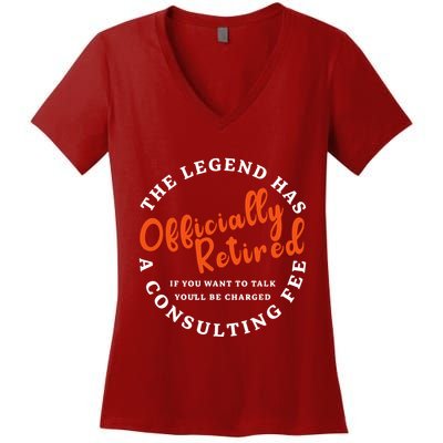 The Legend Women's V-Neck T-Shirt