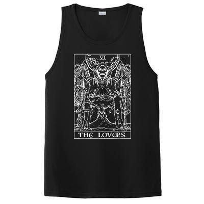 The Lovers Tarot Card Halloween Grim Reaper Gothic Horror PosiCharge Competitor Tank