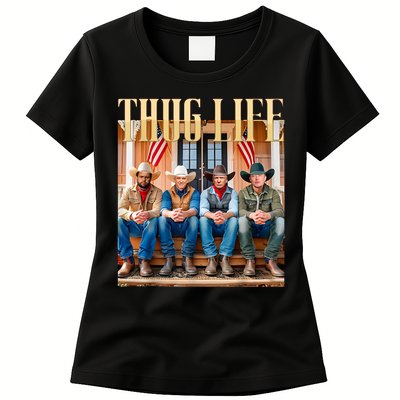 Thug Life Trump Vance Kennedy Elon Women's T-Shirt