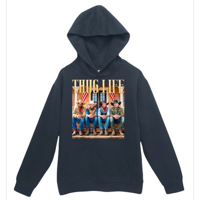 Thug Life Trump Vance Kennedy Elon Urban Pullover Hoodie