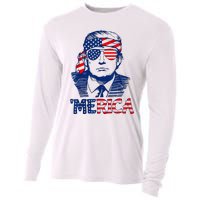 Trump Lives Trump Fight Fight Fight 2024 Cooling Performance Long Sleeve Crew