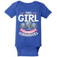 This Loves Tornadoes Tornado Chasing Storm Hunting Gift Baby Bodysuit