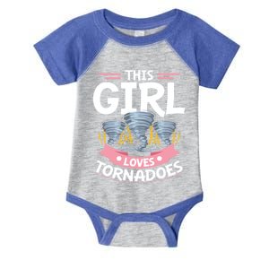 This Loves Tornadoes Tornado Chasing Storm Hunting Gift Infant Baby Jersey Bodysuit