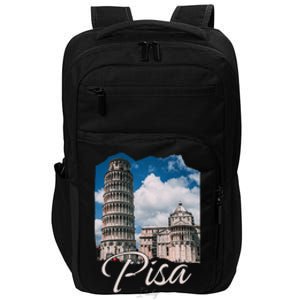 The Leaning Tower Of Pisa Souvenir Pisa Italy Impact Tech Backpack