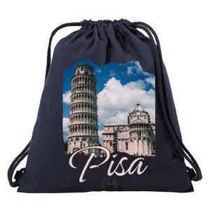 The Leaning Tower Of Pisa Souvenir Pisa Italy Drawstring Bag