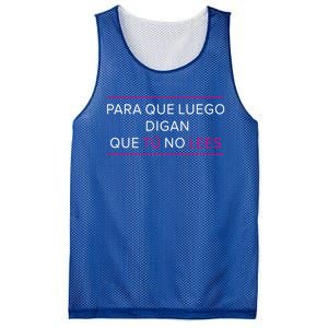 To Let Them Say You Dont Read A Funny Phrase Gift Mesh Reversible Basketball Jersey Tank