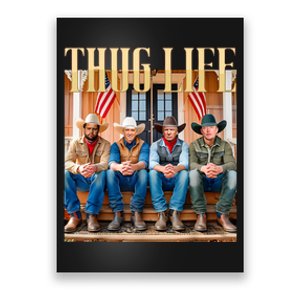 Thug Life Trump Vance Kennedy Elon Trump Squad Thug Life Poster