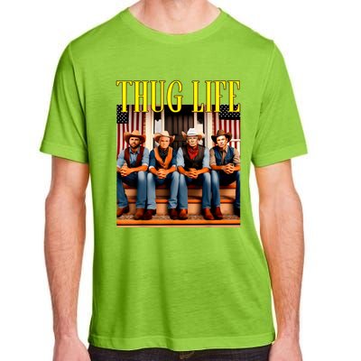 Thug Life Trump Vance Kennedy Elon Trump Squad Thug Life Adult ChromaSoft Performance T-Shirt