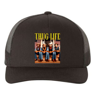 Thug Life Trump Vance Kennedy Elon Trump Squad Thug Life Yupoong Adult 5-Panel Trucker Hat