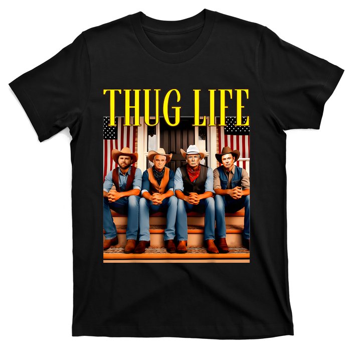 Thug Life Trump Vance Kennedy Elon Trump Squad Thug Life T-Shirt