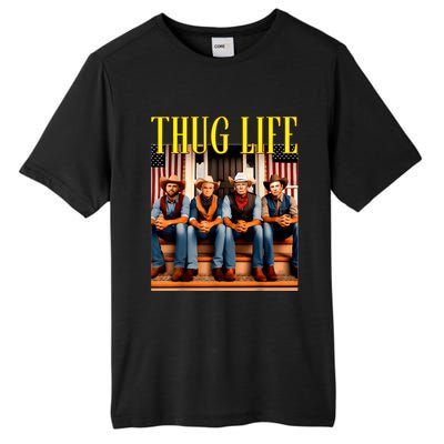 Thug Life Trump Vance Kennedy Elon Trump Squad Thug Life Tall Fusion ChromaSoft Performance T-Shirt