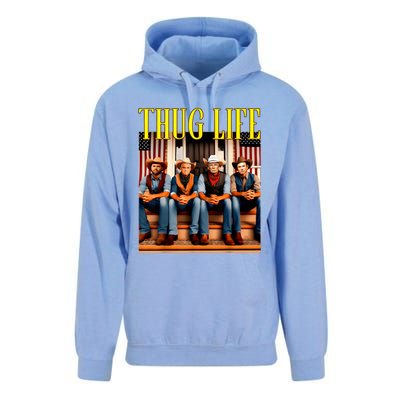 Thug Life Trump Vance Kennedy Elon Trump Squad Thug Life Unisex Surf Hoodie