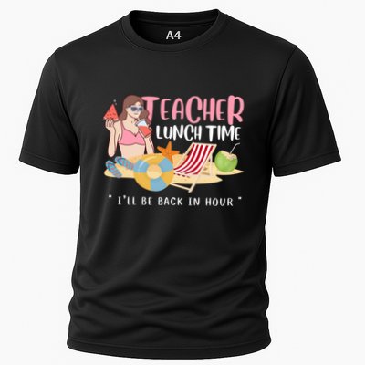 Teacher Lunch Time Funny Teacher Vacation Summer Beach Great Gift Performance Shirt