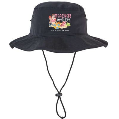 Teacher Lunch Time Funny Teacher Vacation Summer Beach Great Gift Bucket Hat