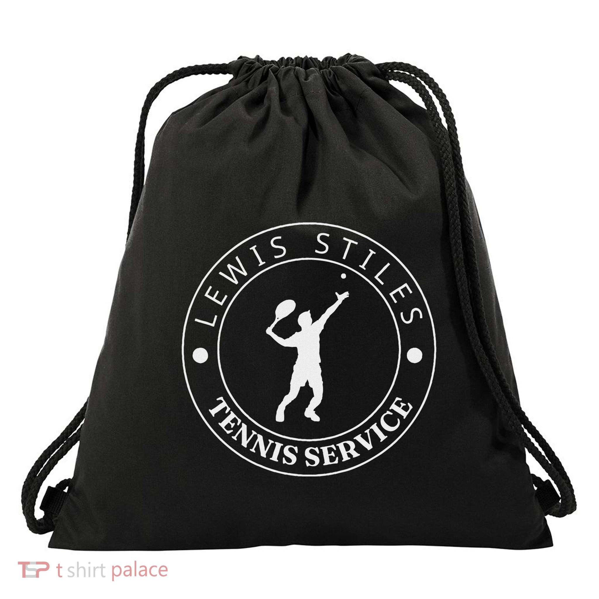 Tennis Lover Drawstring Bag