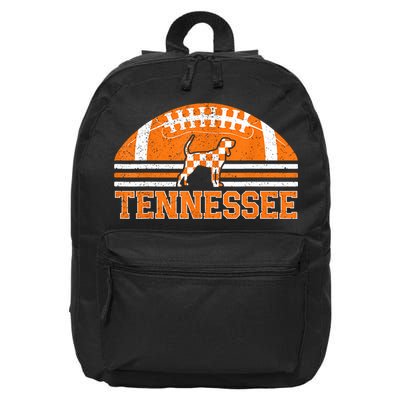 Tennessee Lovers Tennessee Souvenir Retro 16 in Basic Backpack
