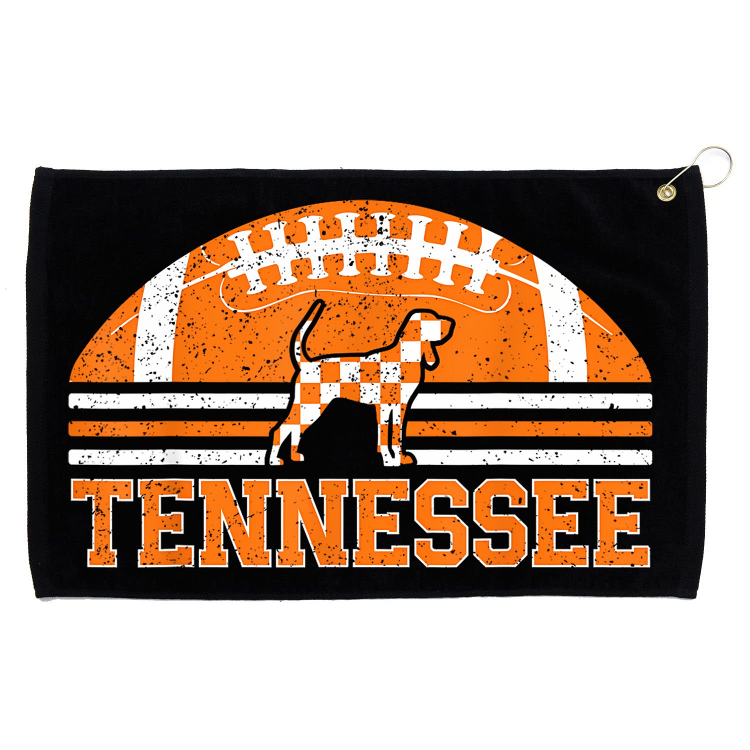 Tennessee Lovers Tennessee Souvenir Retro Grommeted Golf Towel