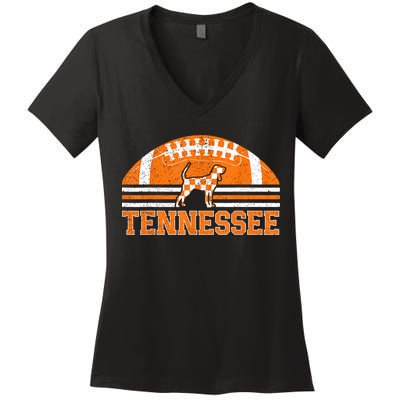 Tennessee Lovers Tennessee Souvenir Retro Women's V-Neck T-Shirt