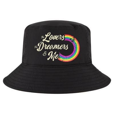 The Lovers The Dreamers And Me Rainbow Cool Comfort Performance Bucket Hat