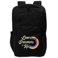 The Lovers The Dreamers And Me Rainbow Impact Tech Backpack